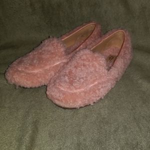 Brand New Pink Fluffy Ugg Loafers
